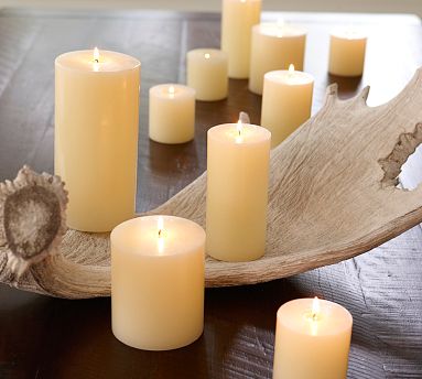 Pillar Candles from Pottery Barn