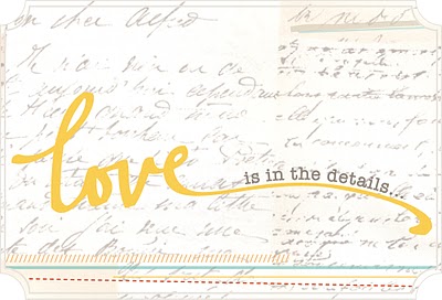 love is in the details card