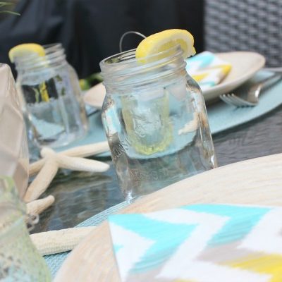 Casual Summer Entertaining with Mason Jars