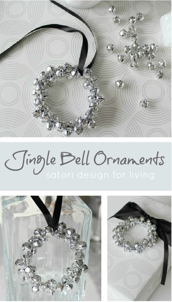 DIY Jingle Bell Wreath Christmas Ornament 