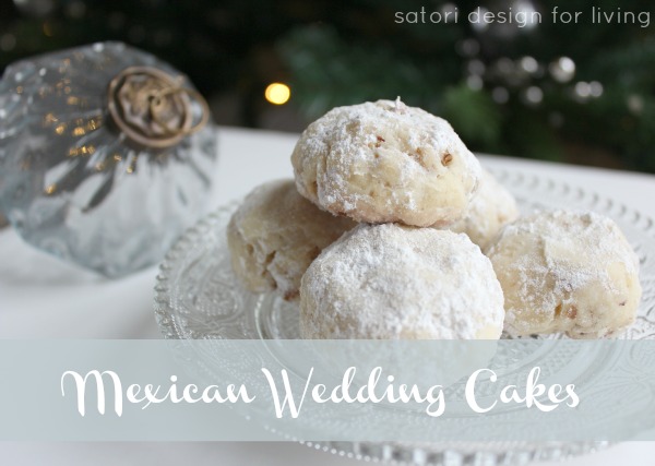 Mexican Wedding Cakes on Glass Plate