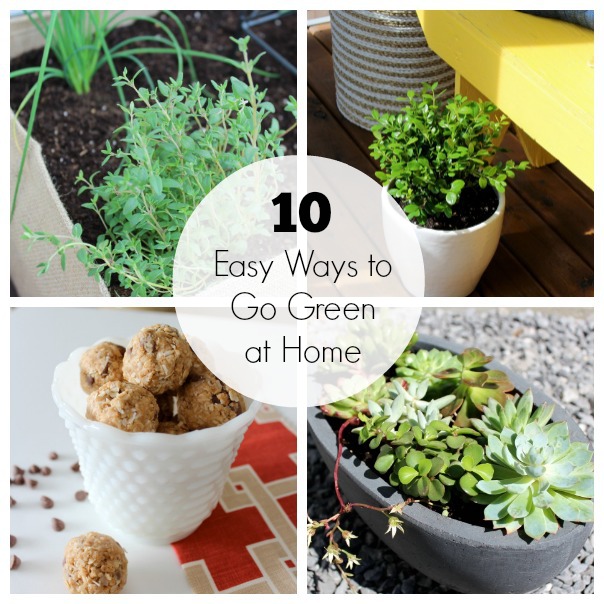 10 Easy Ways to Go Green at Home