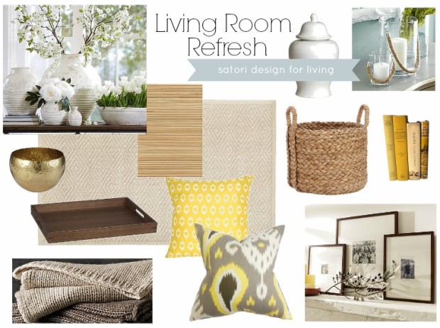 Living Room Moodboard for Spring