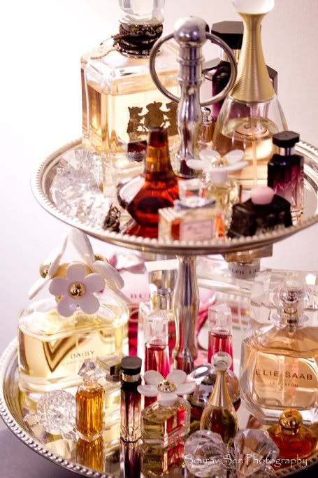 Tiered Stand with Fragrances 