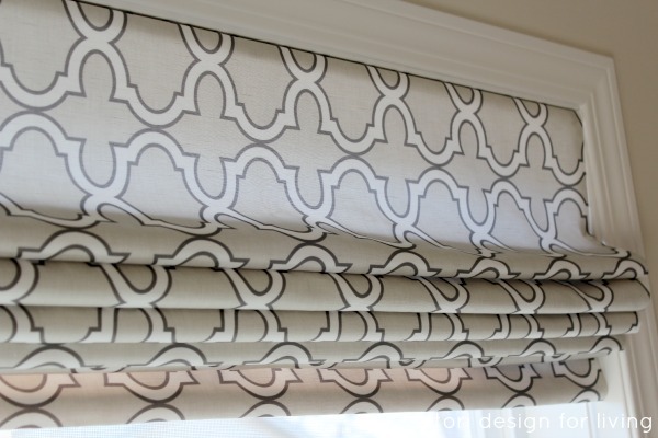 DIY Roman Shade Using Spoonflower Fabric