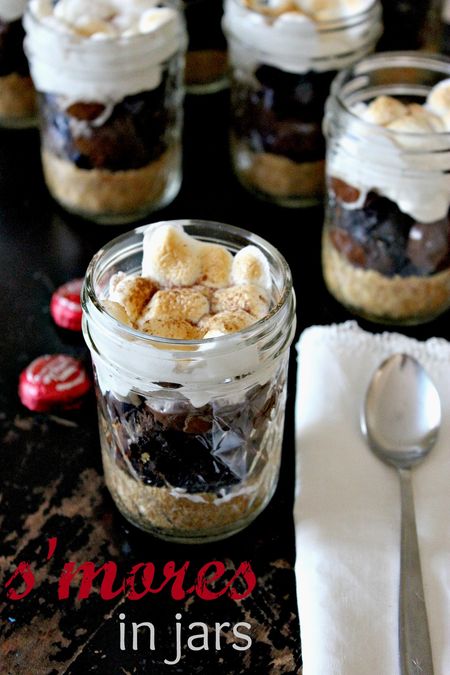 S'mores in Jars by Create Celebrate Explore