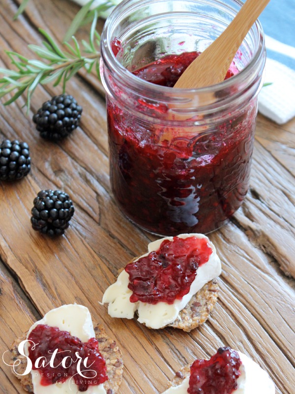 Blackberry, Rosemary and Honey Jam Recipe