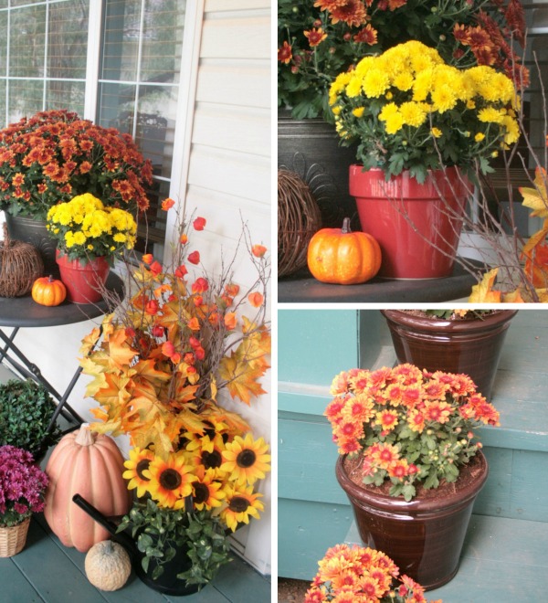 Traditional Fall Porch Decor