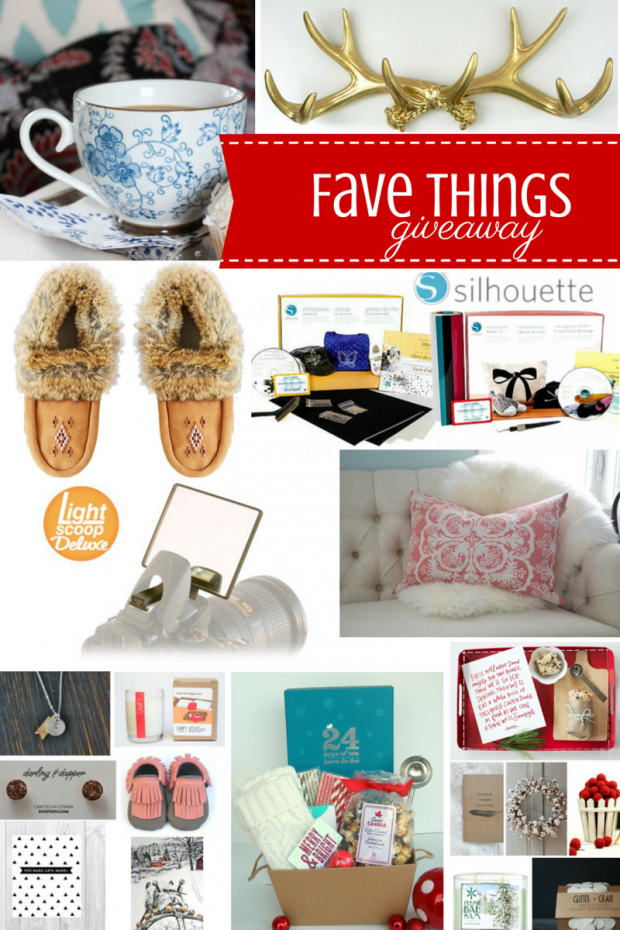 Our Favorite Things Holiday Giveaway Collage