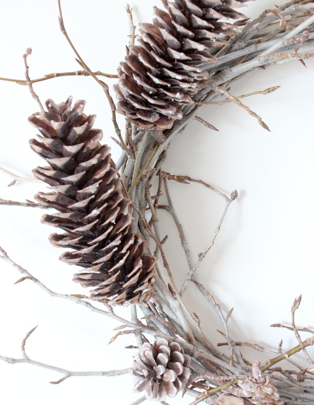 Pinecone and Twig Wreath 