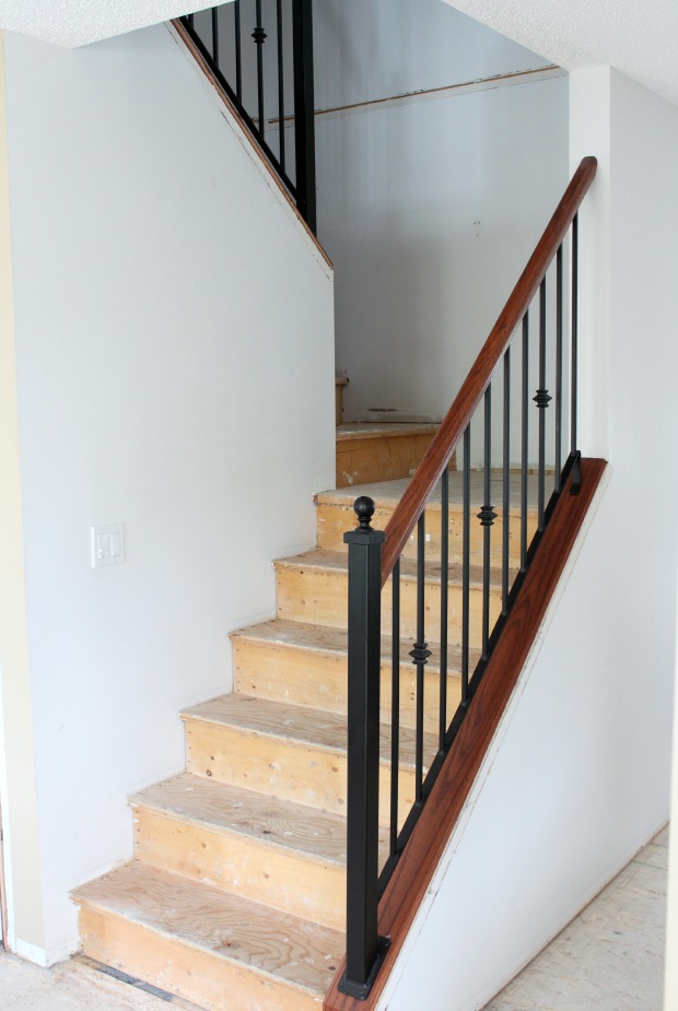 Stripping Stairs Back to Wood - In Progress