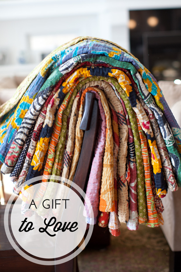 Cotton Kantha Throws from Dignify 