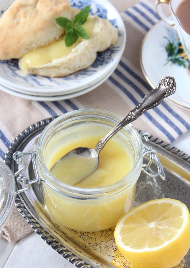 Homemade Lemon Curd in Jar