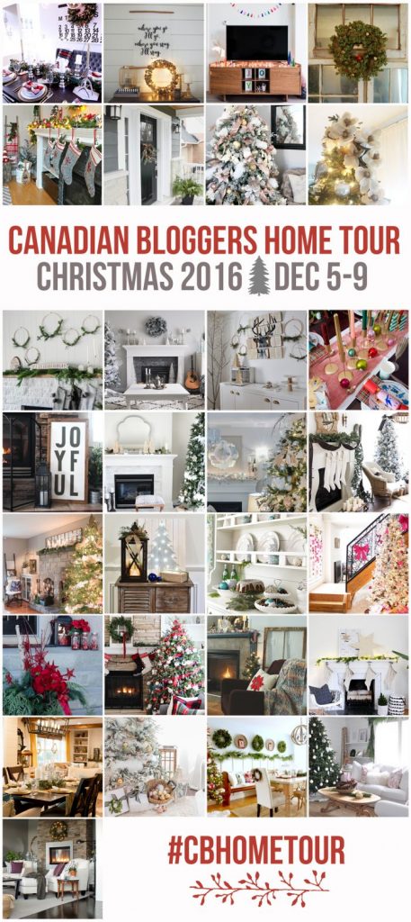 2016 Canadian Bloggers Christmas Home Tour 