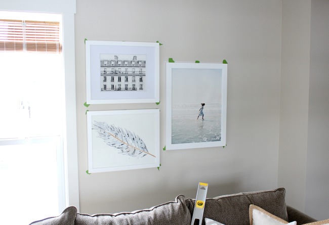 Hanging a Gallery Wall in the Living Room - Tips and Tricks for Hanging a Collection of Art