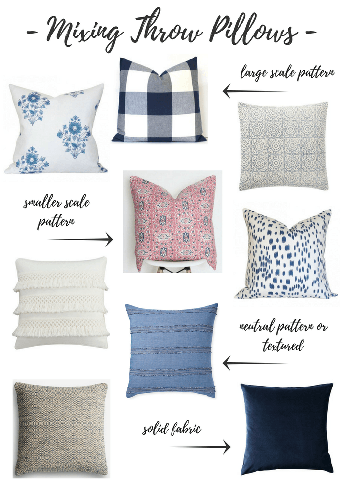 Tips for Mixing Throw Pillows in the Living Room