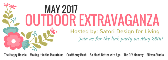 Looking for some motivation to beautify your backyard? Join the Outdoor Extravaganza blogging series hosted by Satori Design for Living and guests!