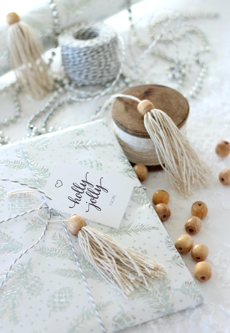 Boho Gift Decorations Made Using String and Wood Beads