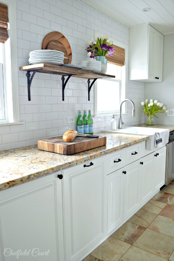 Benjamin Moore White Dove Kitchen Cabinets - Kitchen Remodel by Chatfield Court