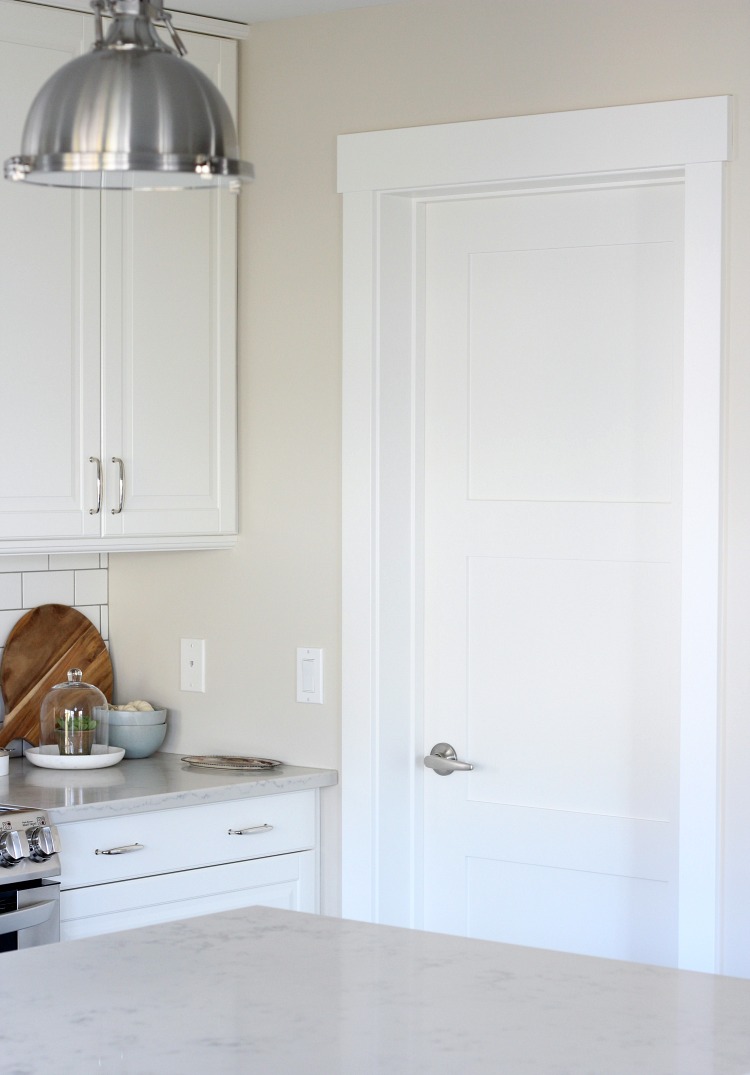 Benjamin Moore White Dove Trim and Doors - Satori Design for Living