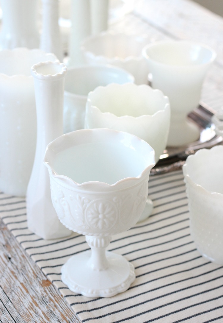 Thinking about collecting milk glass or just getting started? Learn a few basics you can put to the test on your next visit to the thrift shop!