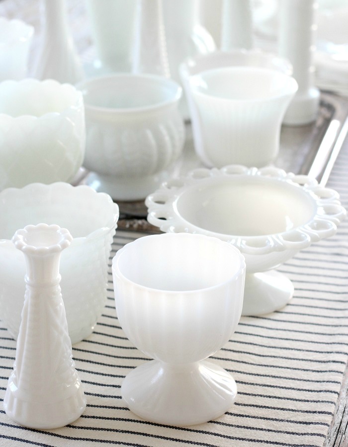 Milk Glass Collection 