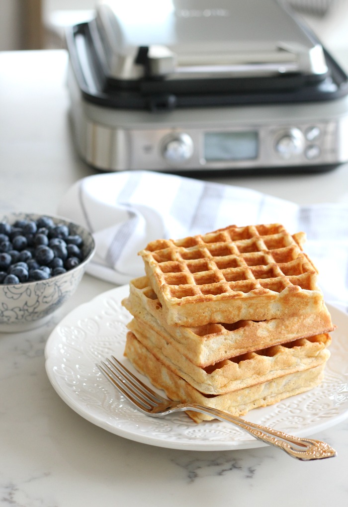 Classic Waffle Recipe with Breville Smart 4 Slice Waffle Maker - Satori Design for Living