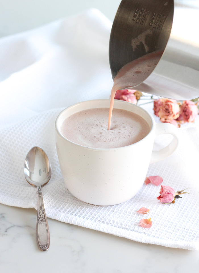 How to Make Pink Hot Chocolate for Valentine's Day