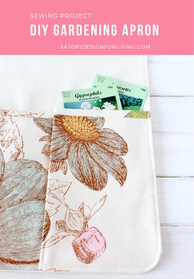 How to Sew a Gardening Apron with Pockets