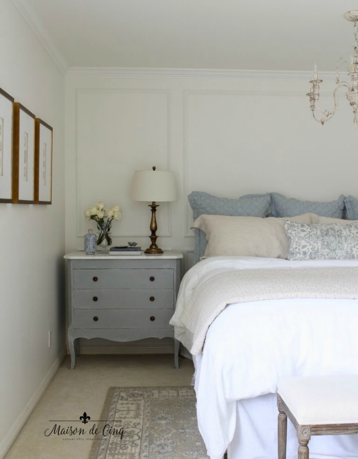 Benjamin Moore White Dove Bedroom