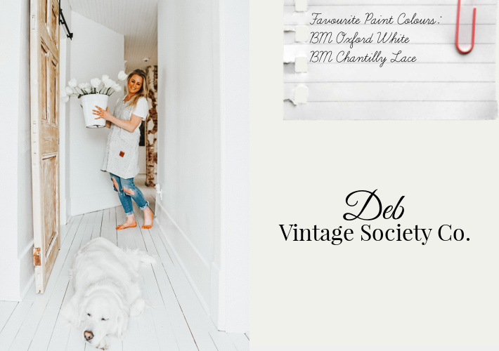 Favourite Paint Colours by Deb of Vintage Society Co.