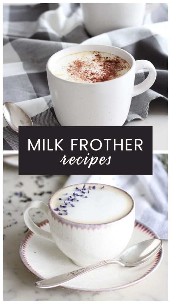 Lattes in Mugs Made Using a Breville Milk Frother