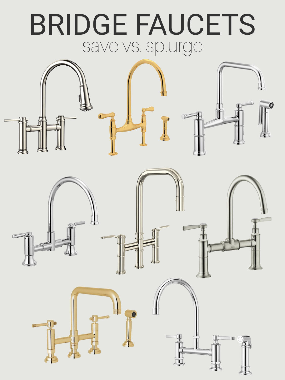 Kitchen Bridge Faucet - Key Features & Tips - Satori Design for Living